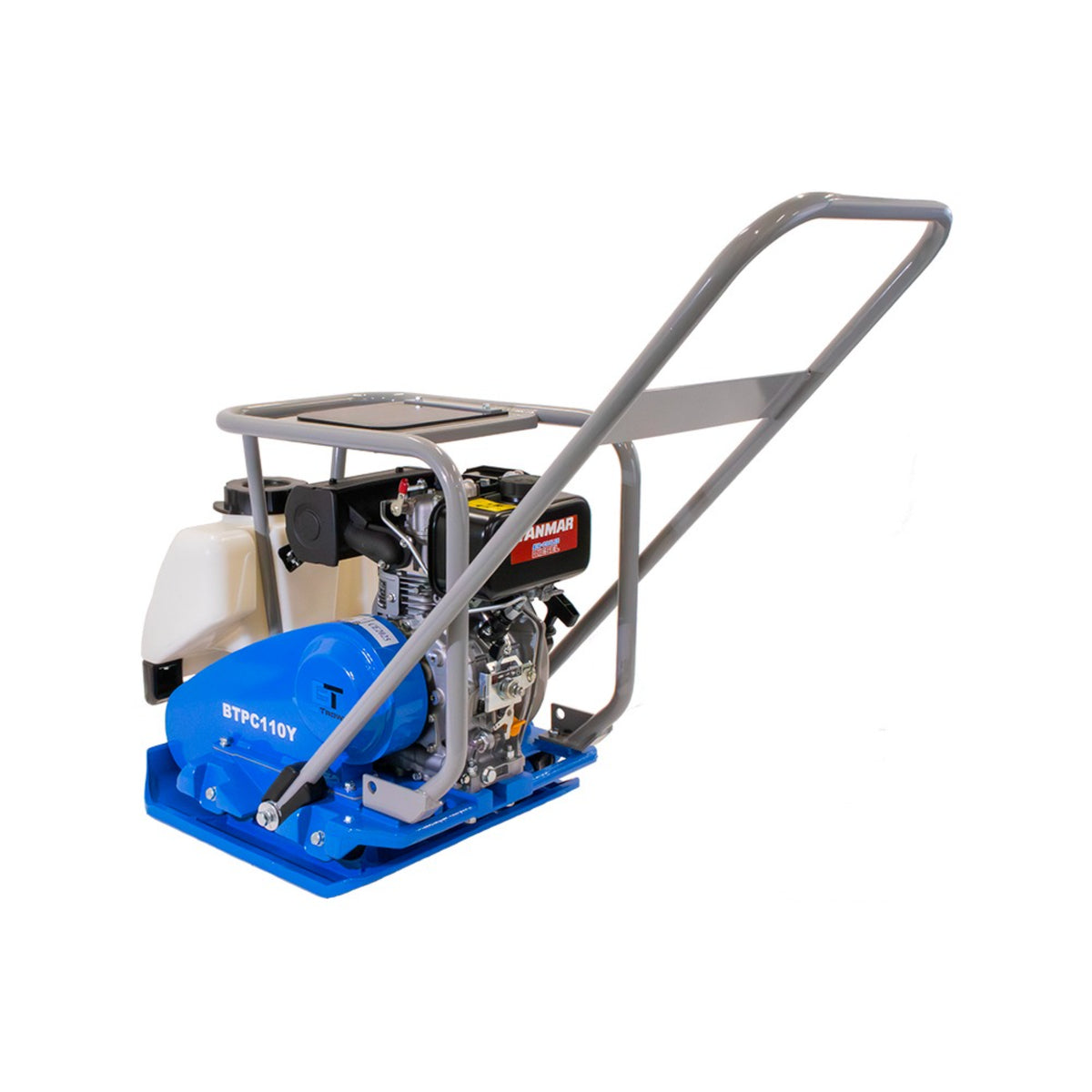 Beton Trowel BTPC110Y 20 In. Forward Plate Compactor | Yanmar L48 Diesel | Water Tank
