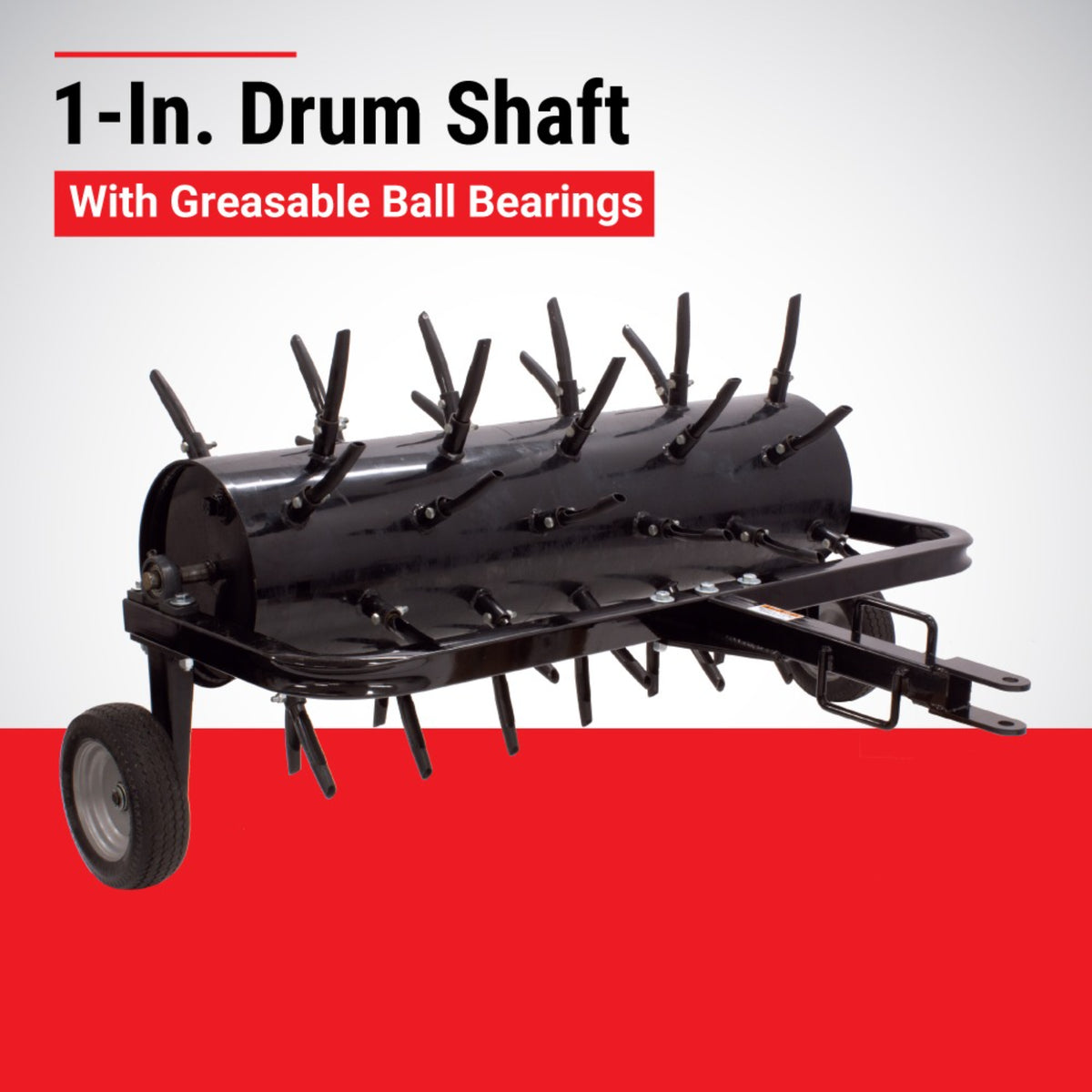 Maxim 36 in. Tow-Behind Plug Aerator, Water-Fillable Drum