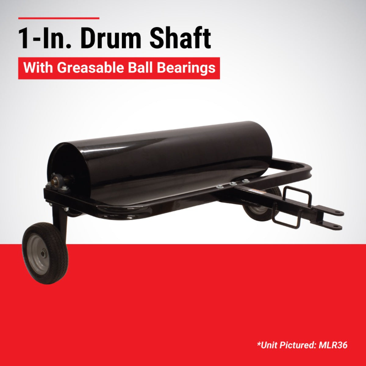 Maxim 48 in. Tow-Behind Lawn Roller, Pin Hitch, Water-Fillable Drum