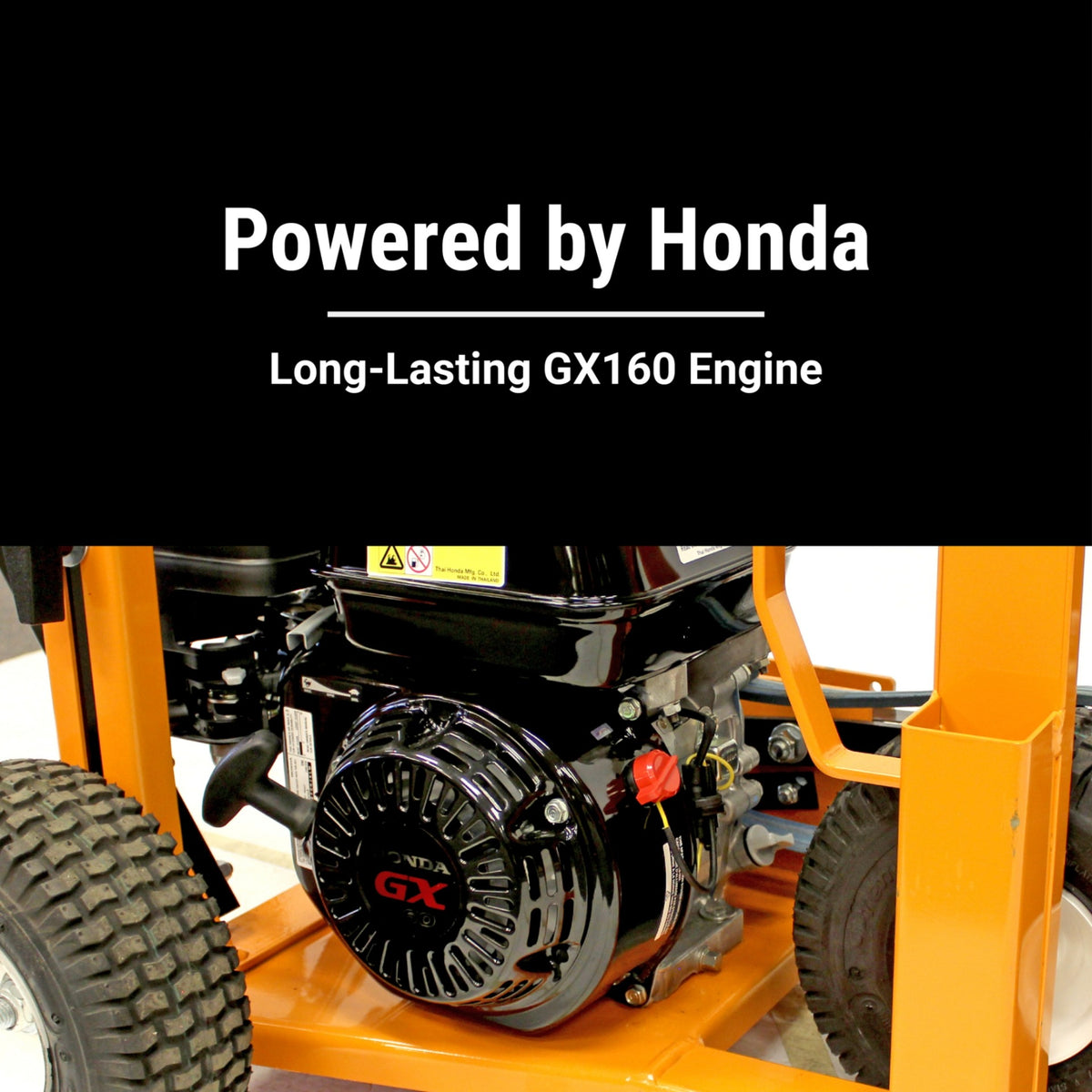 BravePro Curb Lawn Edger — Star Blade, Honda GX160