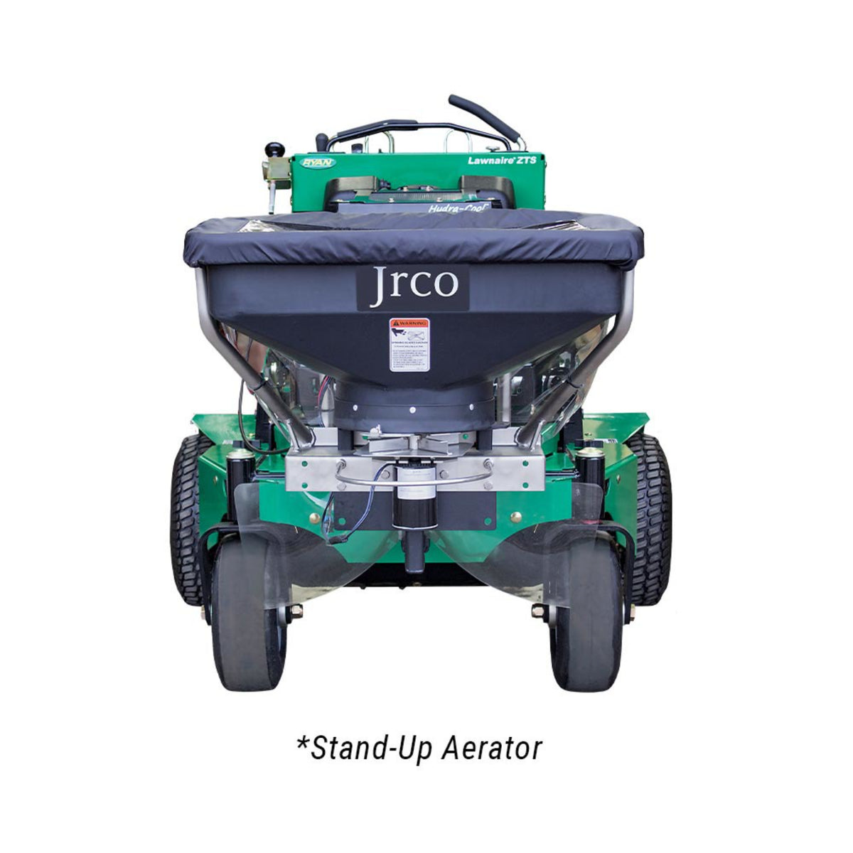 JRCO Broadcast Spreader — Hitch Mount, Cable Control, Brushless Motor