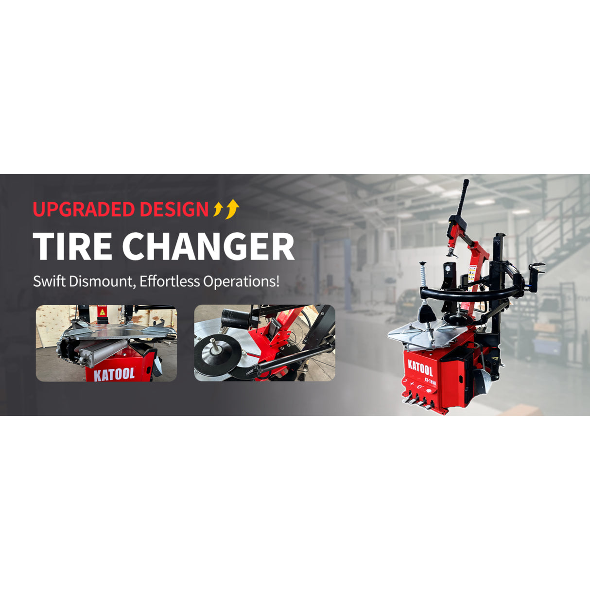 Katool KT-T850 14"-28" Rims Tilt-Back Tire Changer