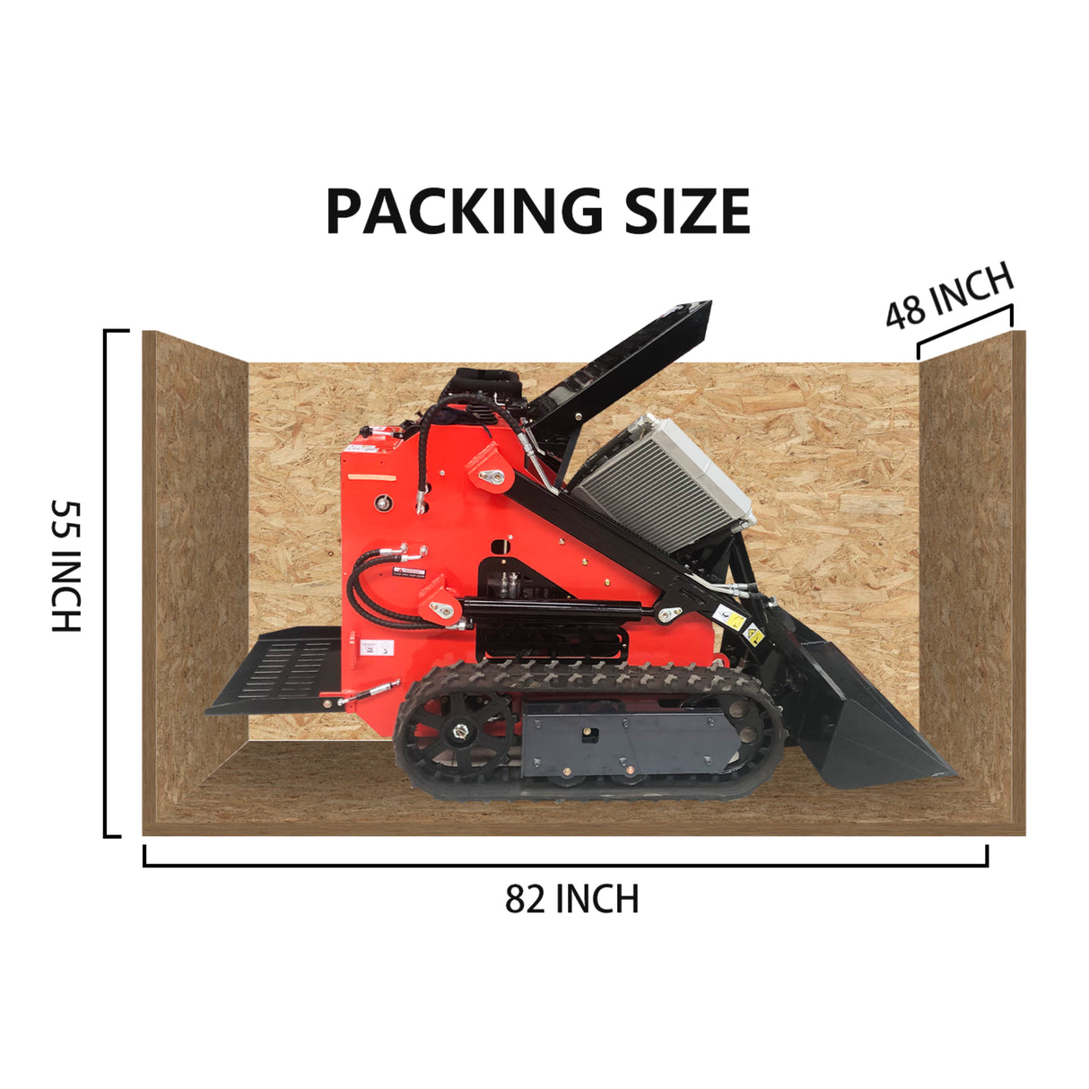 Katool KT-SK26B 23HP Mini Skid Steer Track Loader
