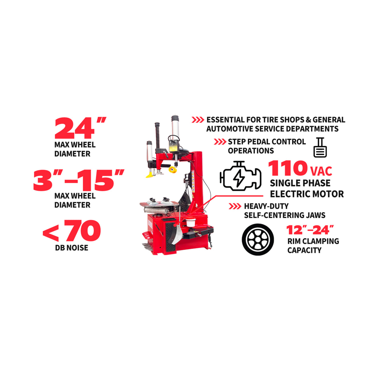 Katool KT-T830 Tire Changer & KT-B750 Wheel Balancer Combo