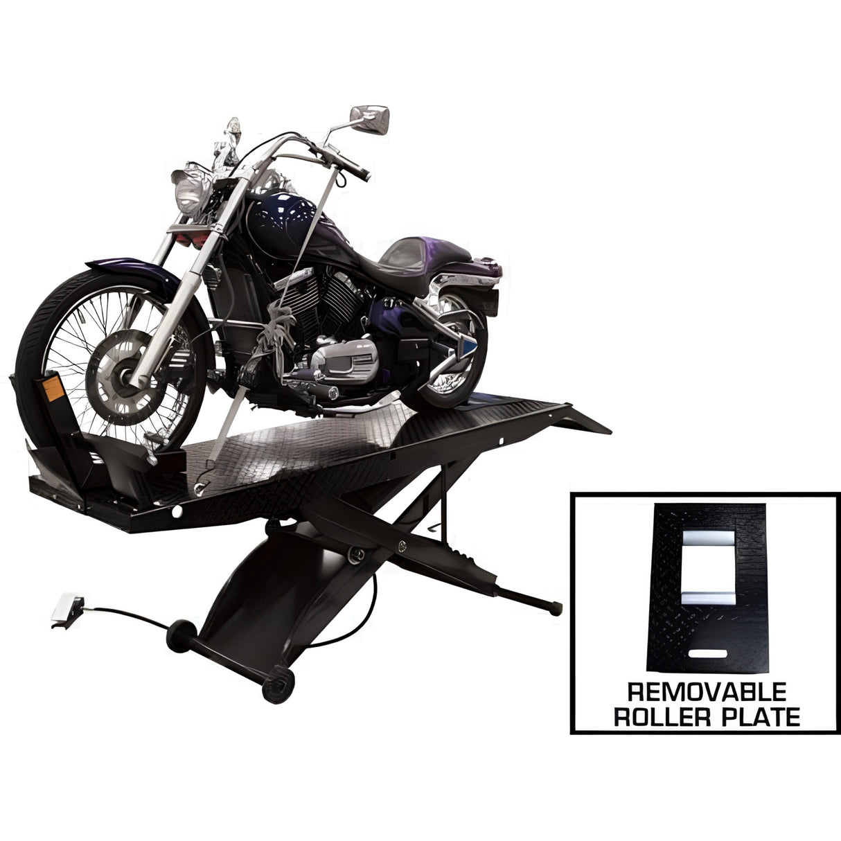 Atlas ACL Motorcycle Lift w/ Roller Plate