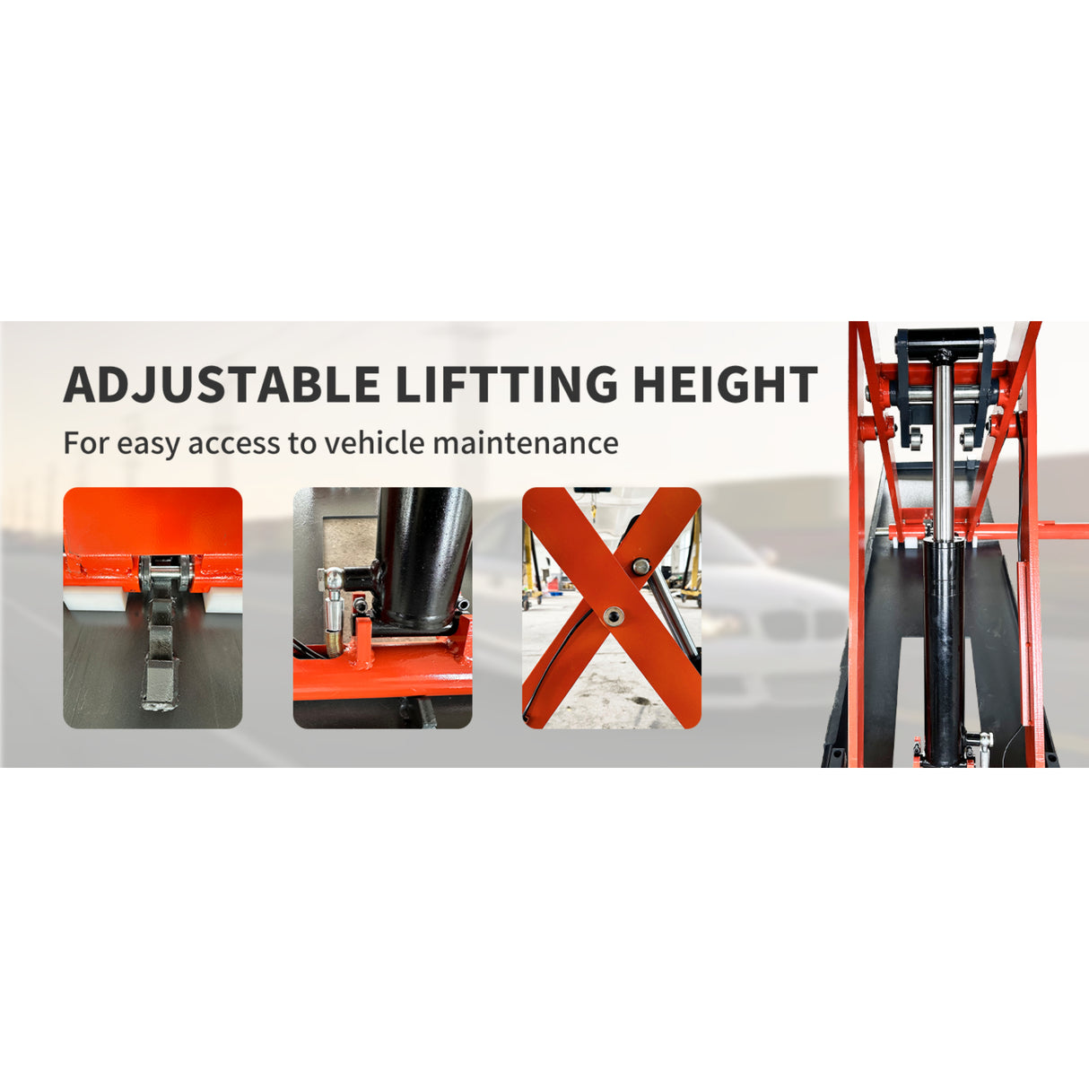 Katool KT-X90E 8000 lbs Electric Mid Rise Scissor Lift