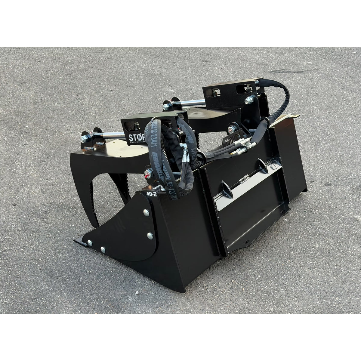 Glacier Attachments Storm 72" HD Grapple Bucket