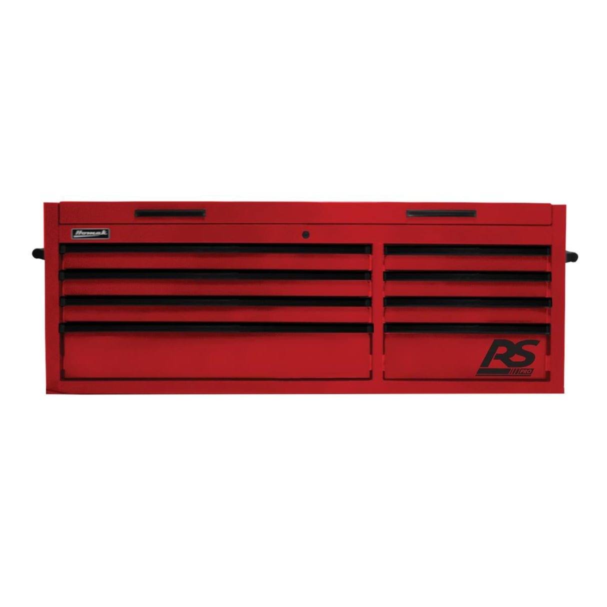 Homak 54" RS Pro 8-Drawer Top Chest — 24" Depth, 100 lb Slides, 3-Outlet Top Till