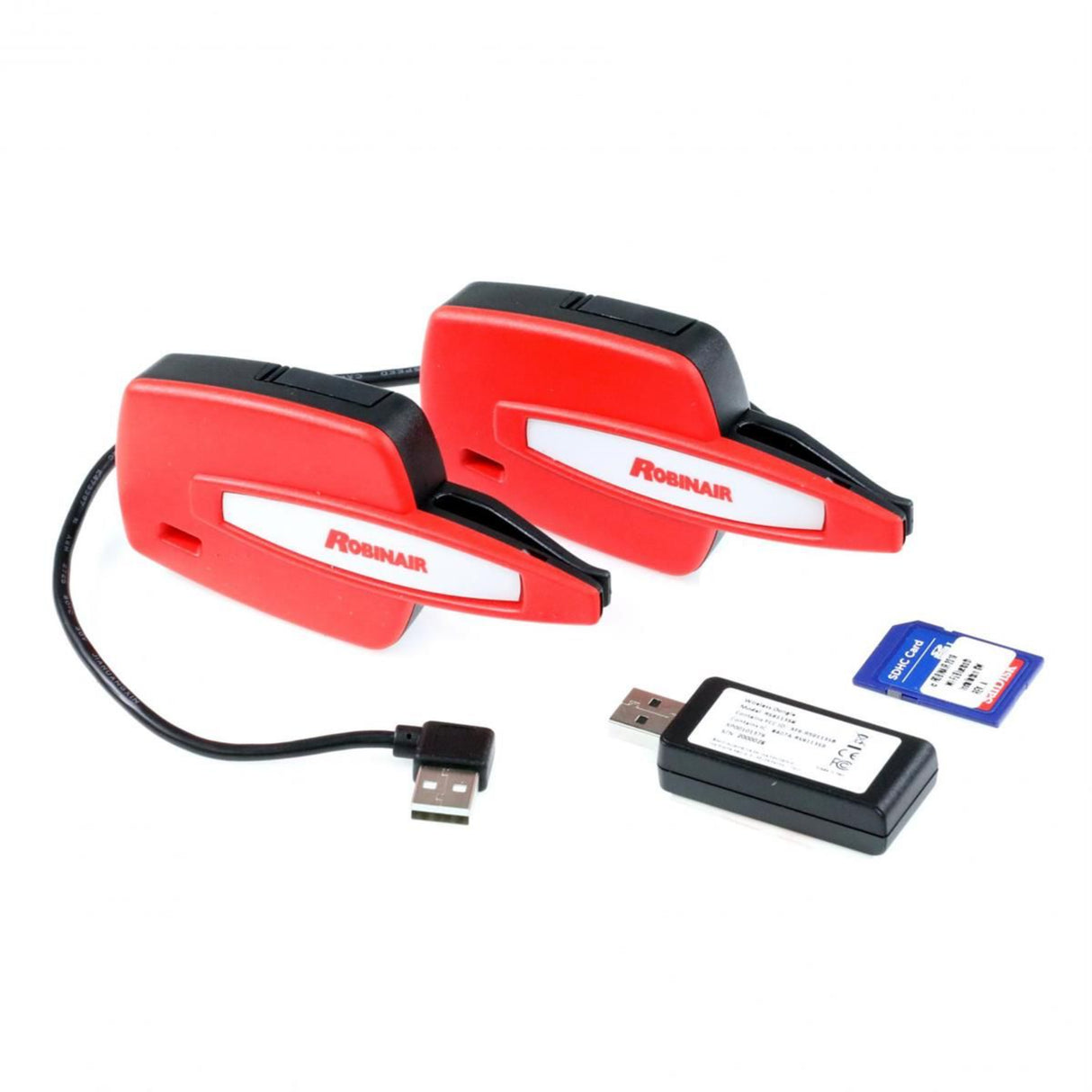 Robinair 80211TMP Wi-Fi & Bluetooth Temperature Probe Master Kit, 2-Probe