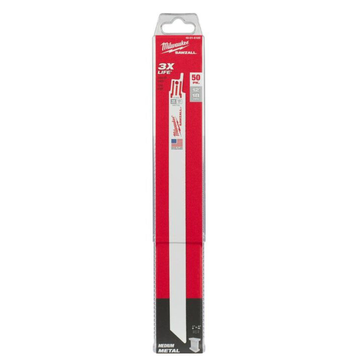 Milwaukee 12 in. 18 TPI Thin Kerf SAWZALL Blades (50 Pack)