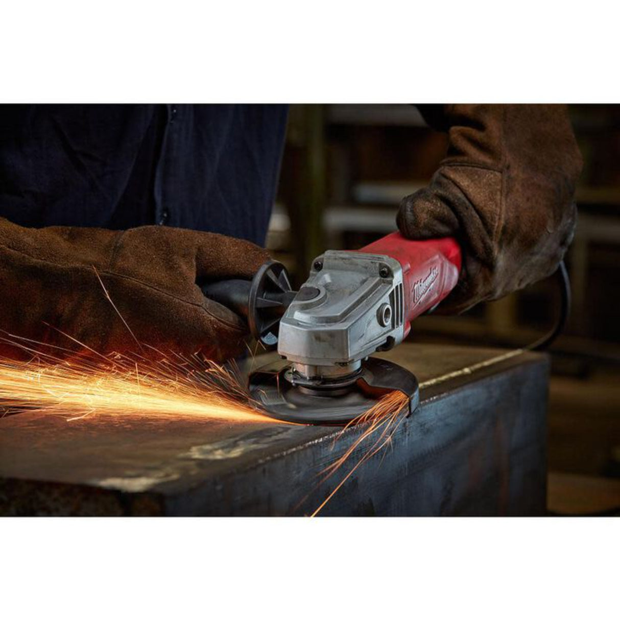 Milwaukee 4-1/2 in. Small Angle Grinder with Paddle No-Lock