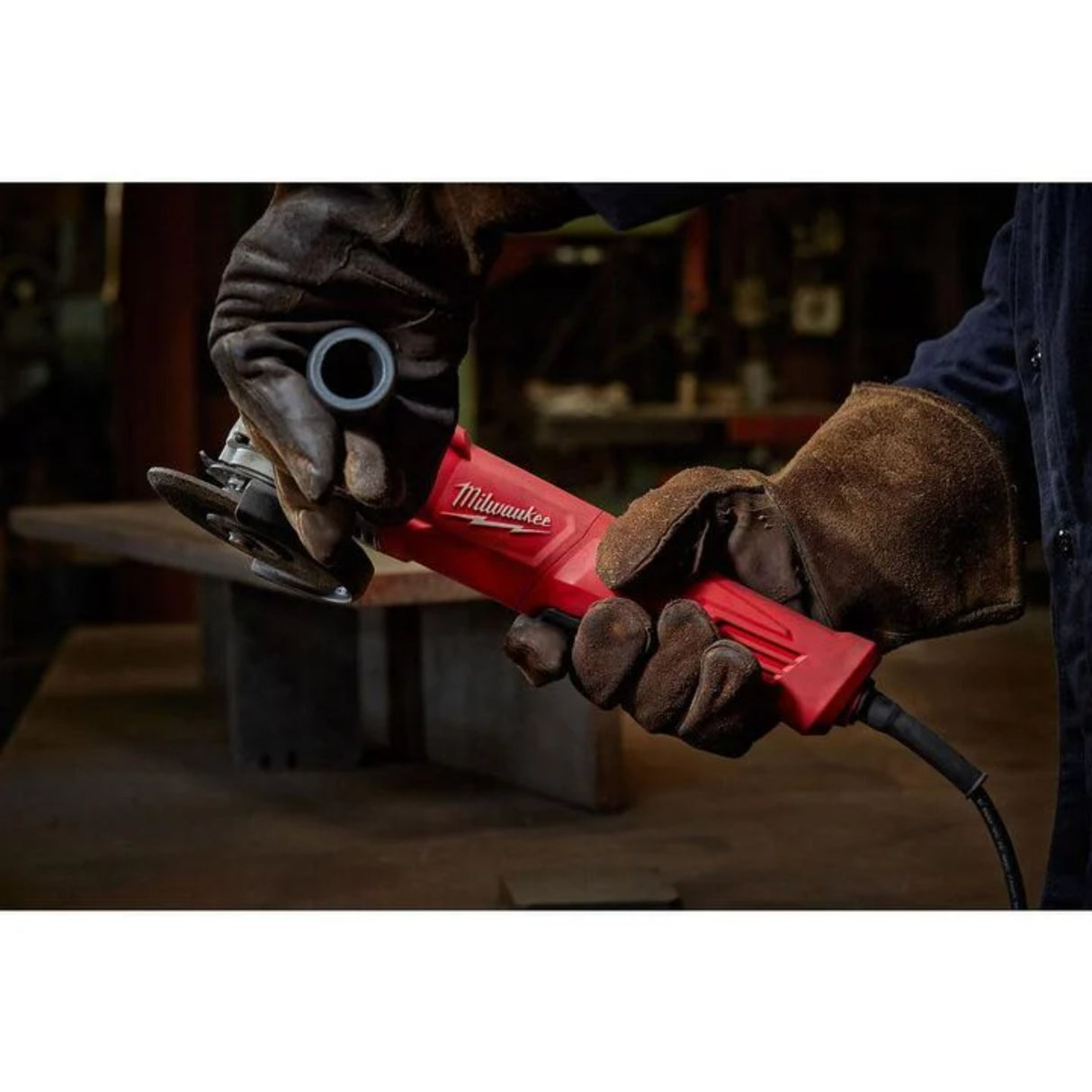 Milwaukee 4-1/2 in. Small Angle Grinder with Paddle No-Lock