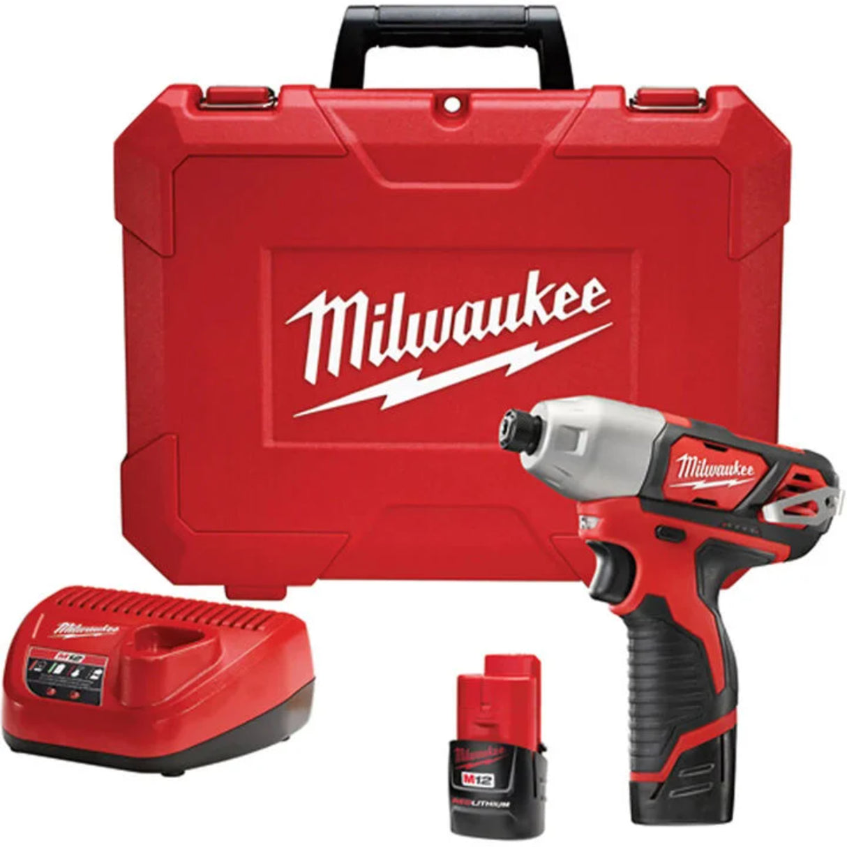 Milwaukee M12 1/4 in. Hex Impact Driver Kit