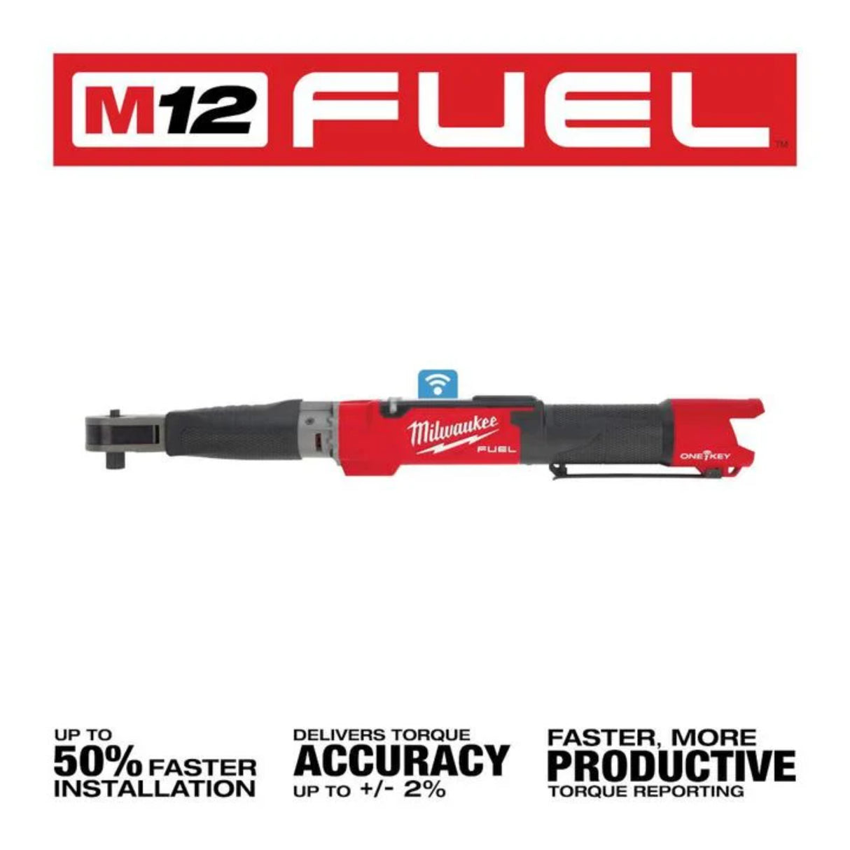 Milwaukee M12 FUEL 1/2inch Digital Torque Wrench with ONE-KEY (Bare Tool)