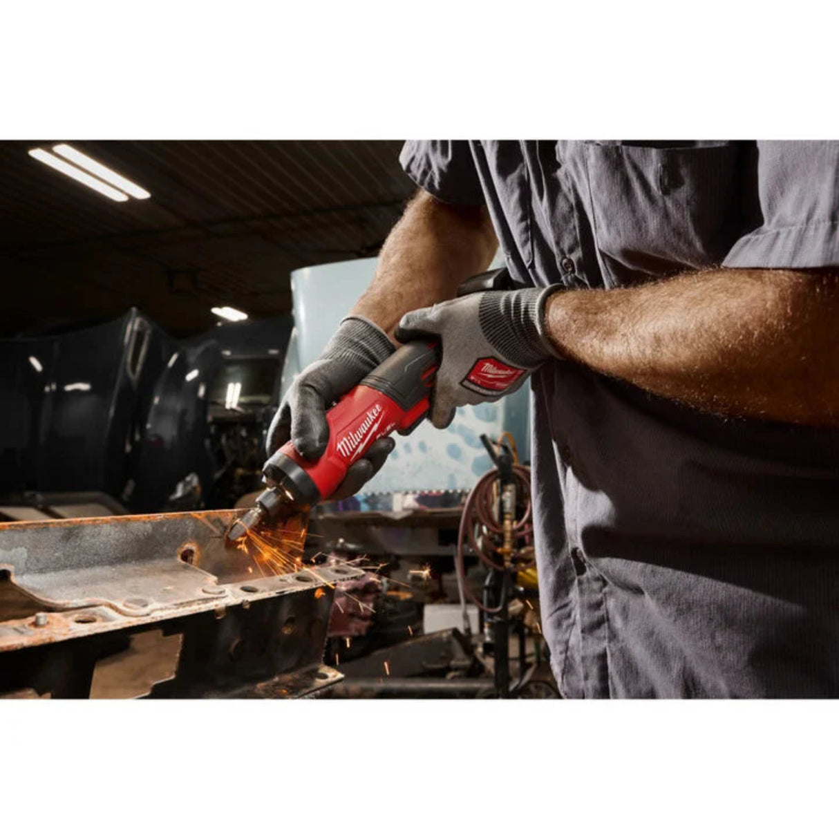 Milwaukee M12 FUEL 1/4 Inch Straight Die Grinder Kit