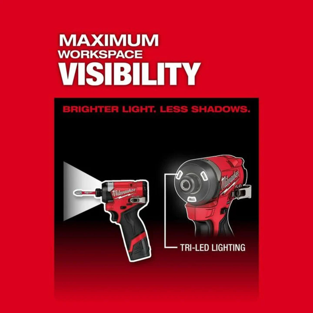 Milwaukee M12 FUEL 1/4inch Hex Impact Driver (Bare Tool)