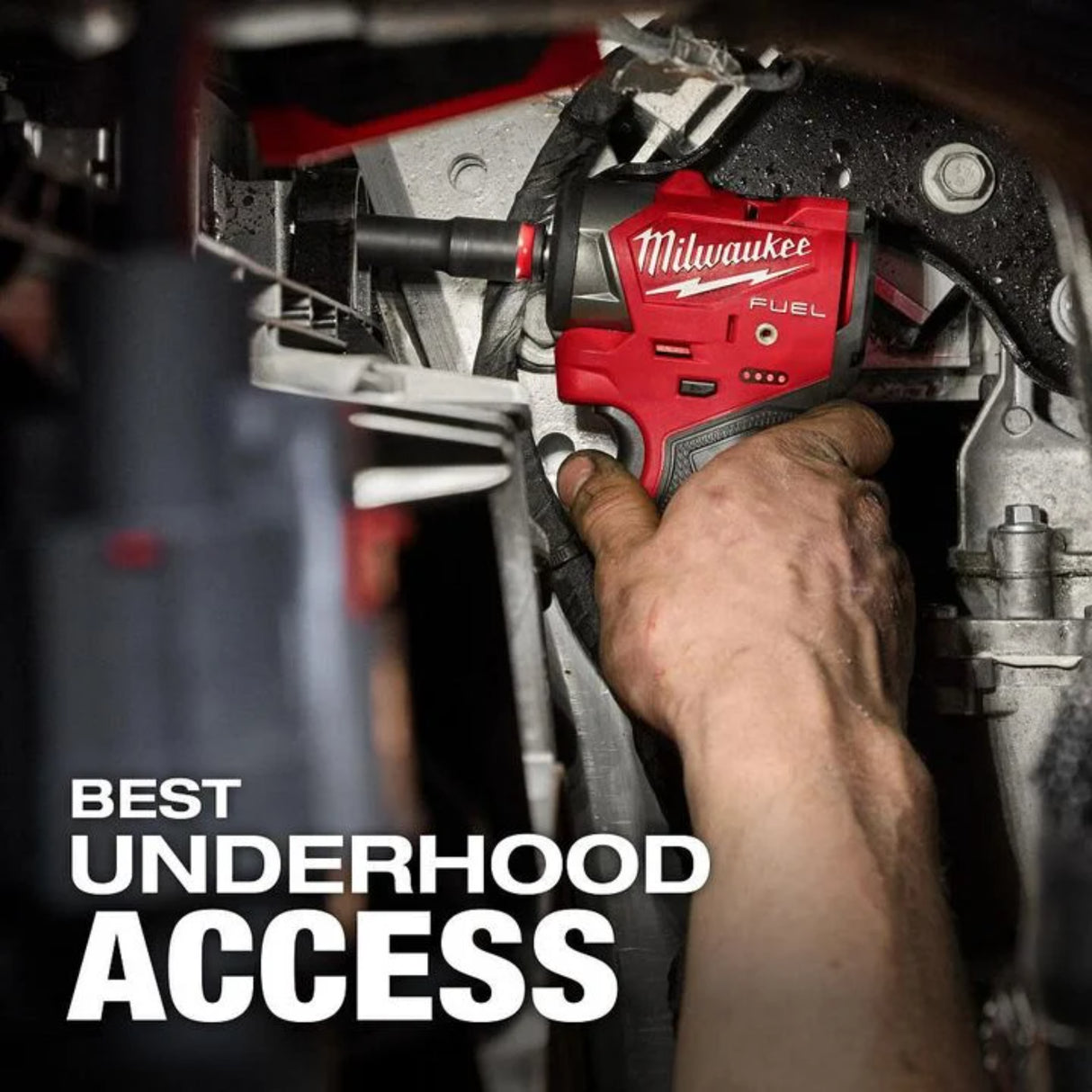 Milwaukee M12 FUEL 3/8 Inch Subcompact Impact Wrench with Friction Ring Kit