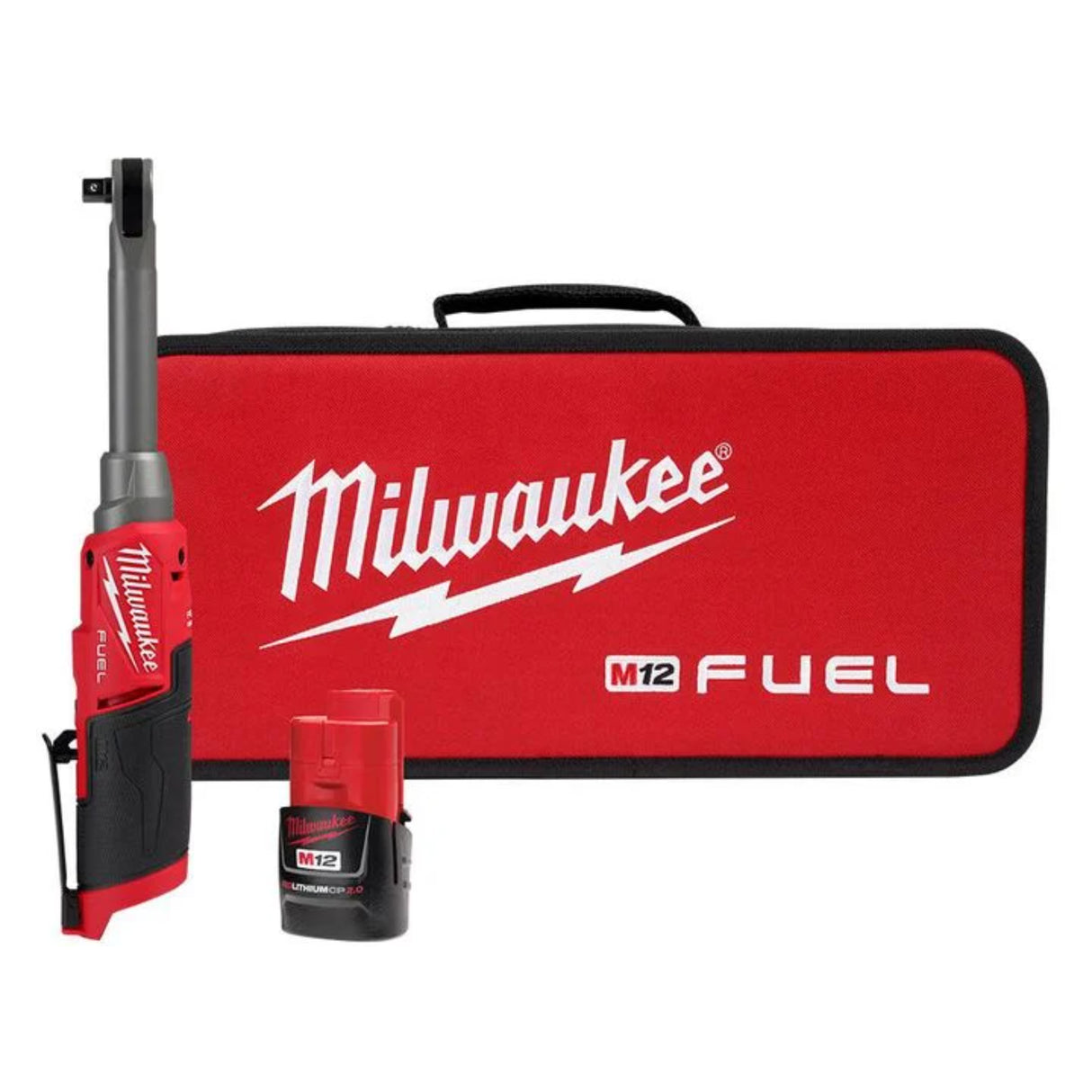 Milwaukee M12 FUEL 3/8inch Extended Reach High Speed Ratchet Kit