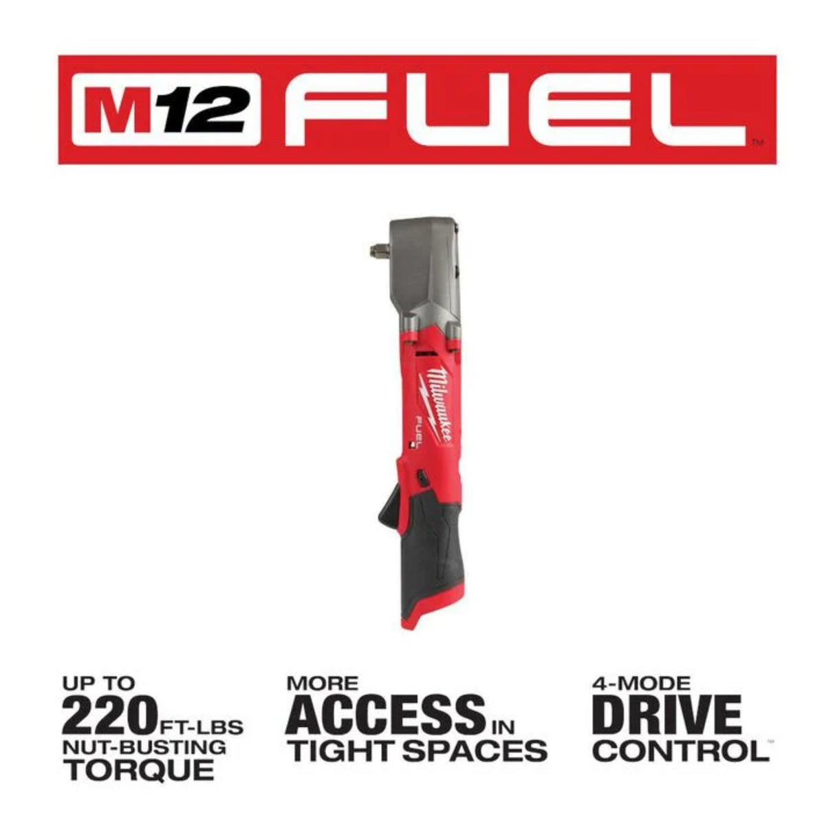 Milwaukee M12 FUEL 3/8inch Right Angle Impact Wrench (Bare Tool)