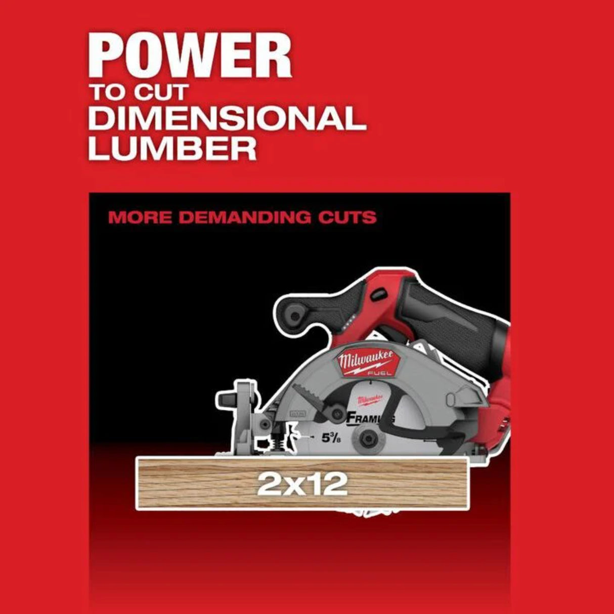 Milwaukee M12 FUEL 5-3/8 Inch Circular Saw Kit