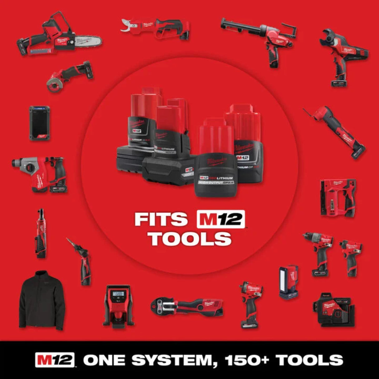 Milwaukee M12 REDLITHIUM XC4.0 Battery Two Pack