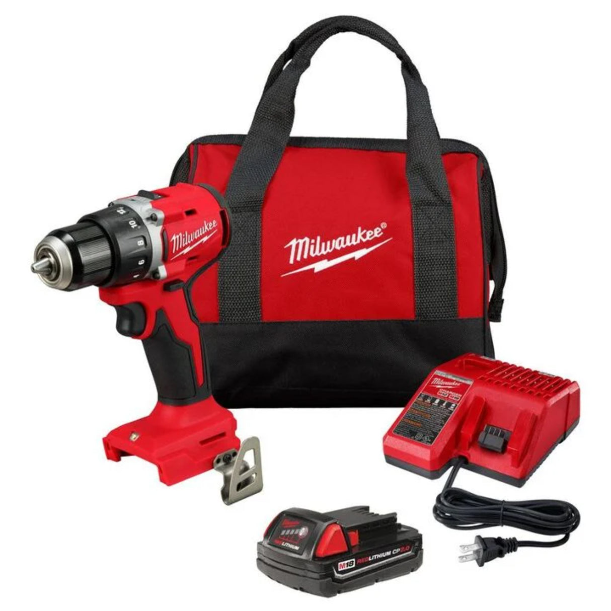 Milwaukee M18 Compact 1/2 Inch Drill/Driver Kit