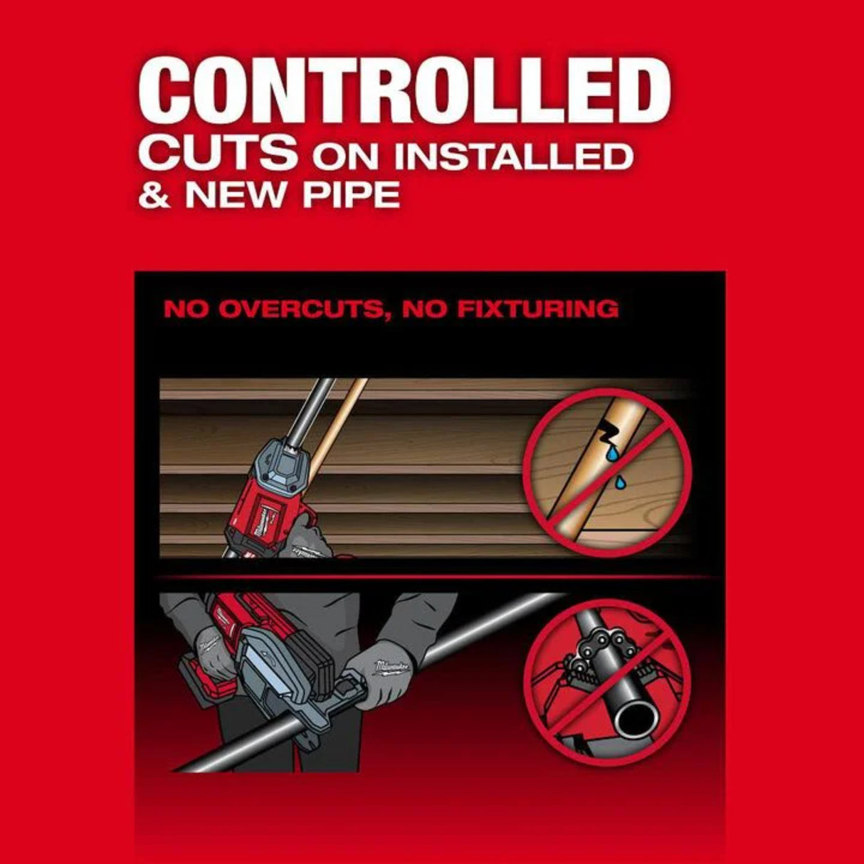 Milwaukee M18 FUEL 1/2 Inch - 1 Inch Steel Pipe Cutter (Bare Tool)
