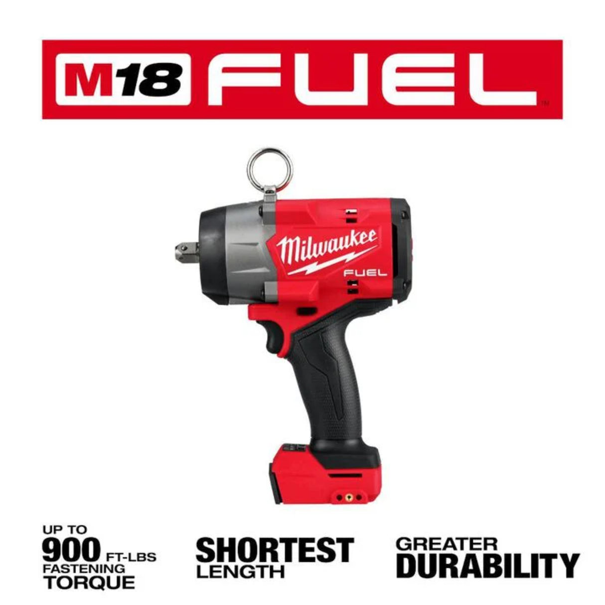 Milwaukee M18 FUEL 1/2in High Torque Impact Wrench with Pin Detent (Bare Tool)