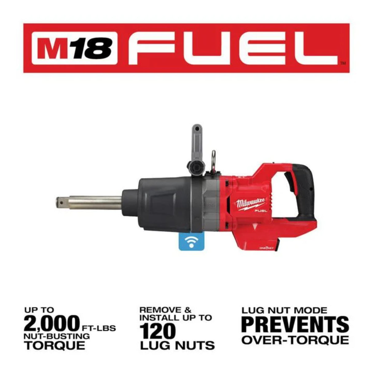 Milwaukee M18 FUEL 1inch D Handle Impact Wrench ONE KEY (Bare Tool)