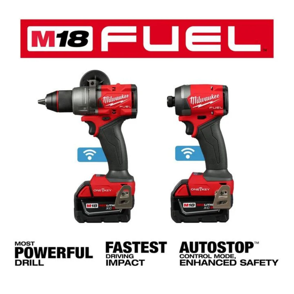 Milwaukee M18 FUEL 2 Tool Combo Kit with ONE-KEY