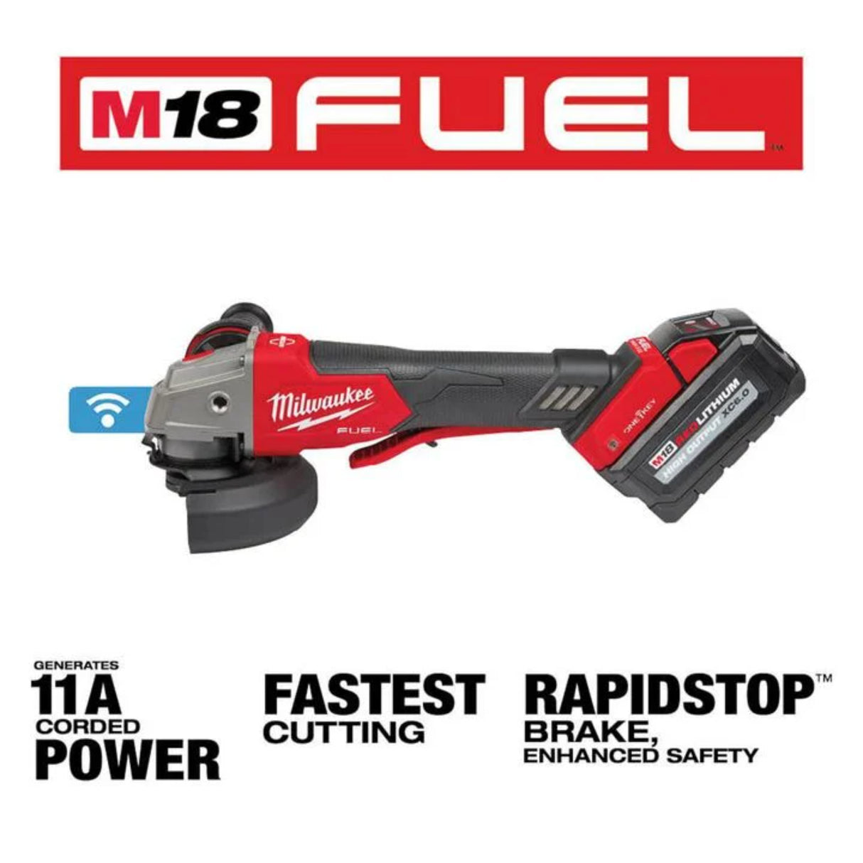 Milwaukee M18 FUEL 4 1/2inch / 5inch Braking Grinder Paddle Switch No Lock Kit