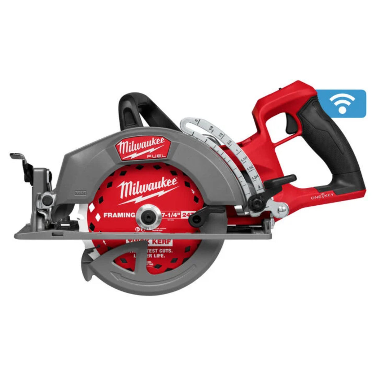 Milwaukee M18 FUEL 7-1/4 Inch Rear Handle Circular Saw with ONE-KEY (Bare Tool)