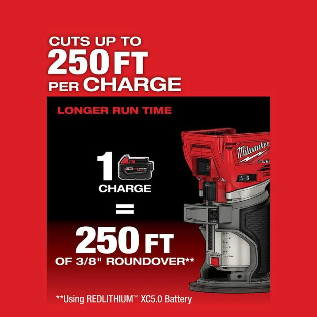 Milwaukee M18 FUEL Compact Router (Bare Tool)