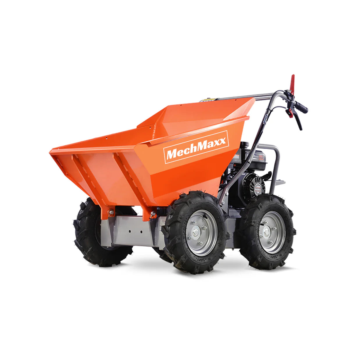 MechMaxx 660lb 7HP Gas Wheelbarrow Cart, 3F+1R Gearbox, T30