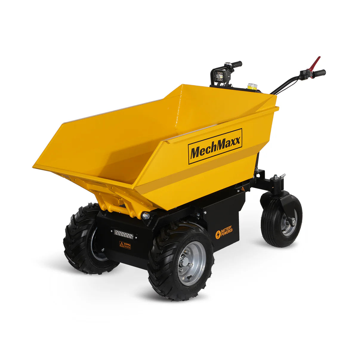 MechMaxx 1100lb 48V Battery Hydraulic Tipping Dump Cart, 1000W, EH50