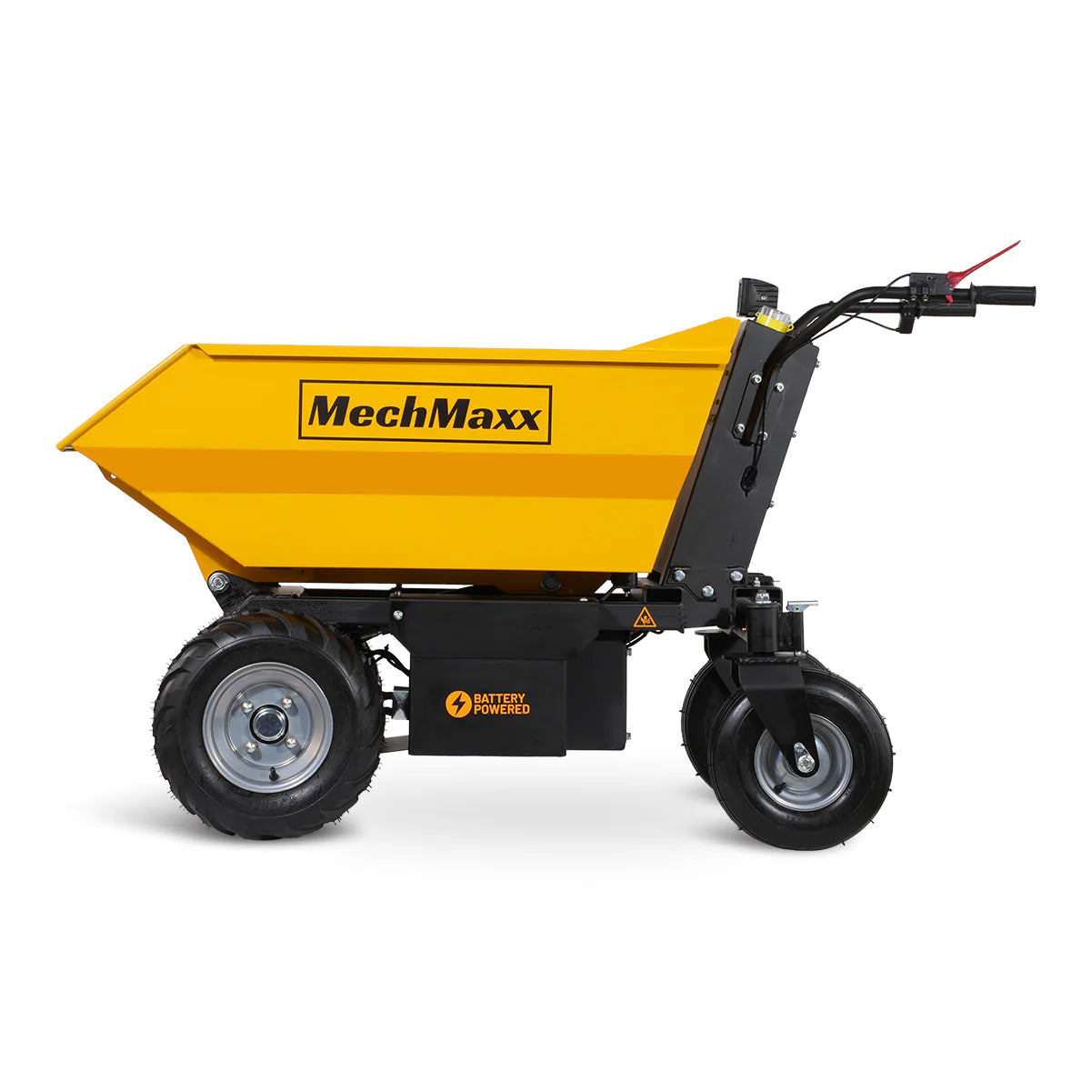 MechMaxx 1100lb 48V Battery Hydraulic Tipping Dump Cart, 1000W, EH50