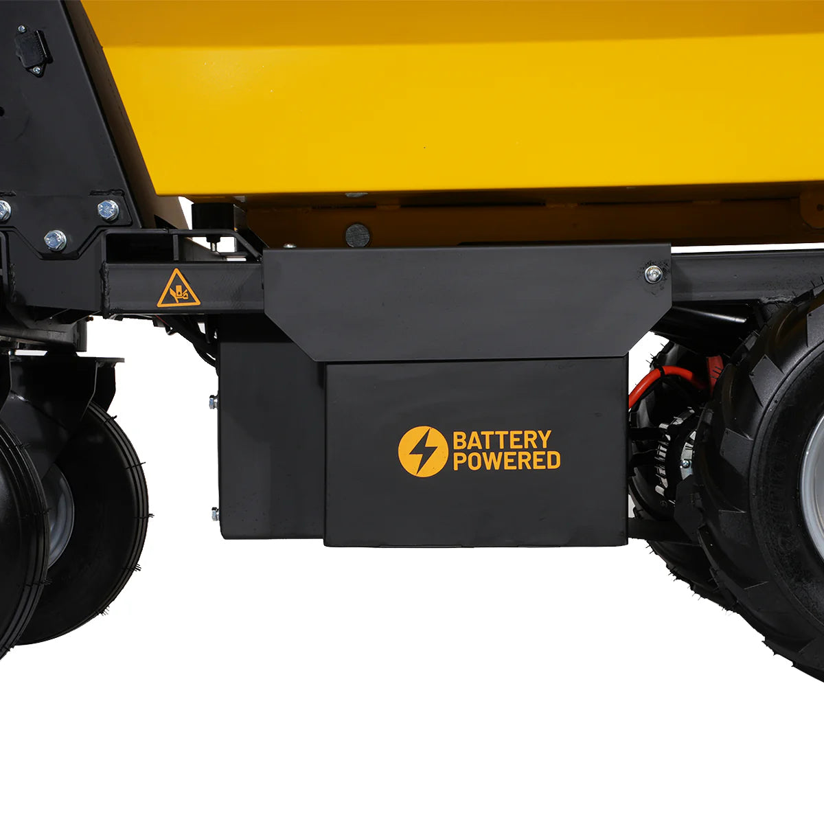 MechMaxx 1100lb 48V Battery Hydraulic Tipping Dump Cart, 1000W, EH50
