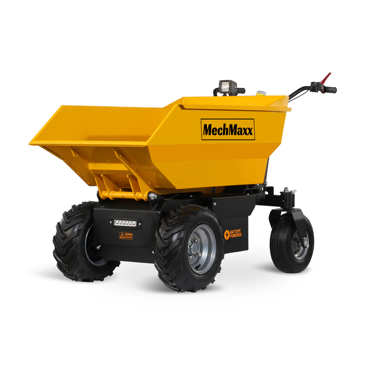 MechMaxx 1100lb 48V Battery Hydraulic Tipping Dump Cart, 1000W, EH50