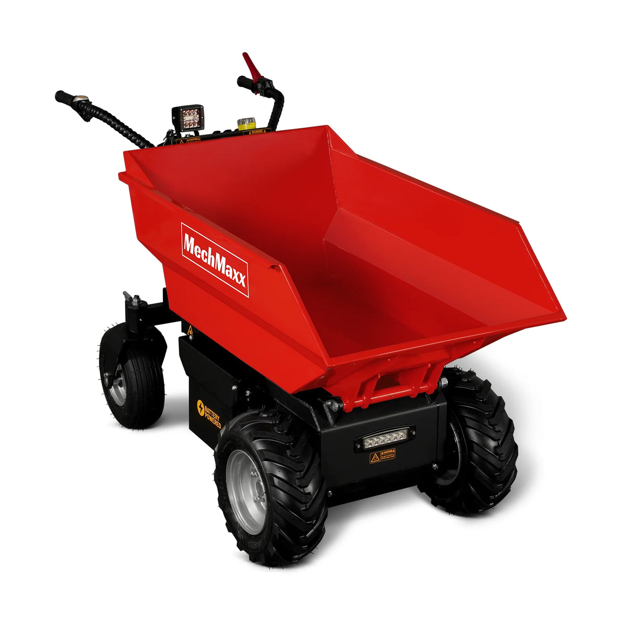 MechMaxx 1100lb 48V Battery Hydraulic Tipping Dump Cart, 1000W, EH50