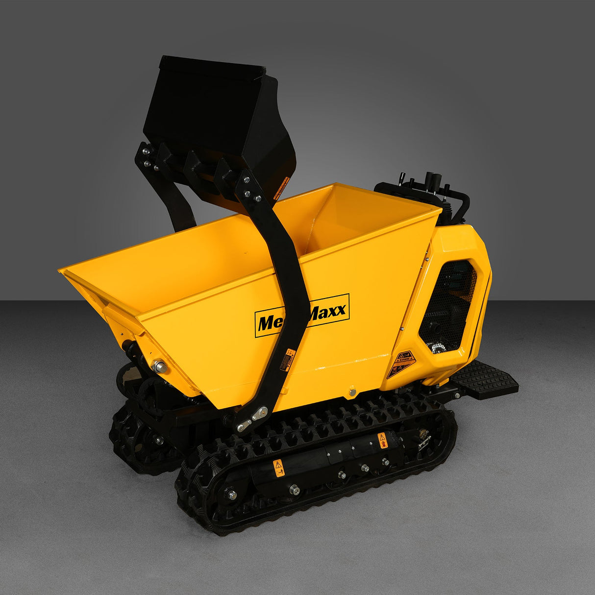 MechMaxx 1800lb 420cc Stand-On Hydraulic Track Dumper, Self-Loading, T80