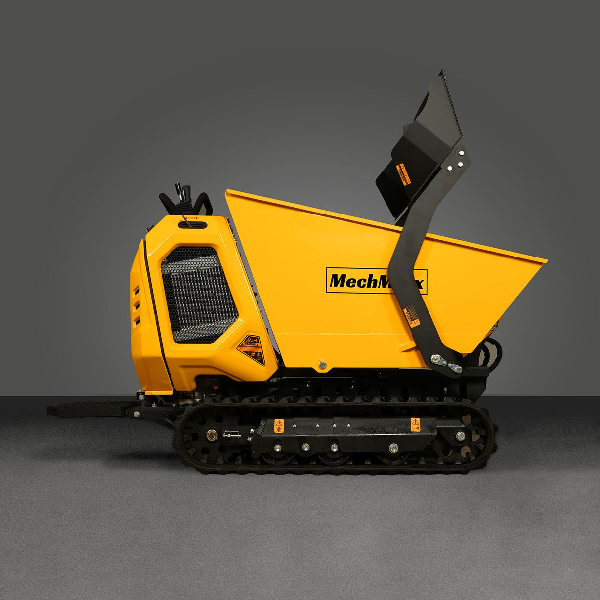 MechMaxx 1800lb 420cc Stand-On Hydraulic Track Dumper, Self-Loading, T80