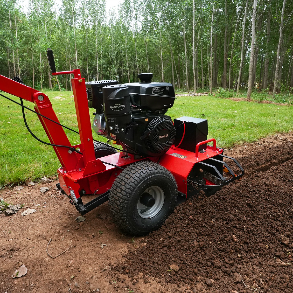 MechMaxx 14HP 429cc Kohler 24" Ditching Mini Trencher, TCR1500
