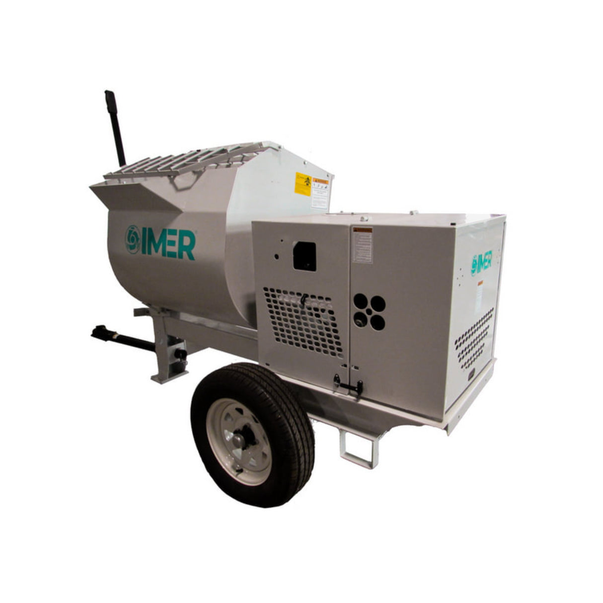 IMER HSM 12 Horizontal Shaft Mortar Mixer 12 cu ft