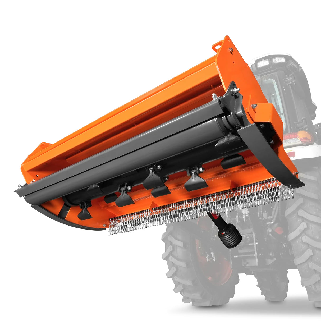 MechMaxx 63" Heavy Duty PTO Flail Mower, Hydraulic Side Shift, 50-75HP, KDK63H
