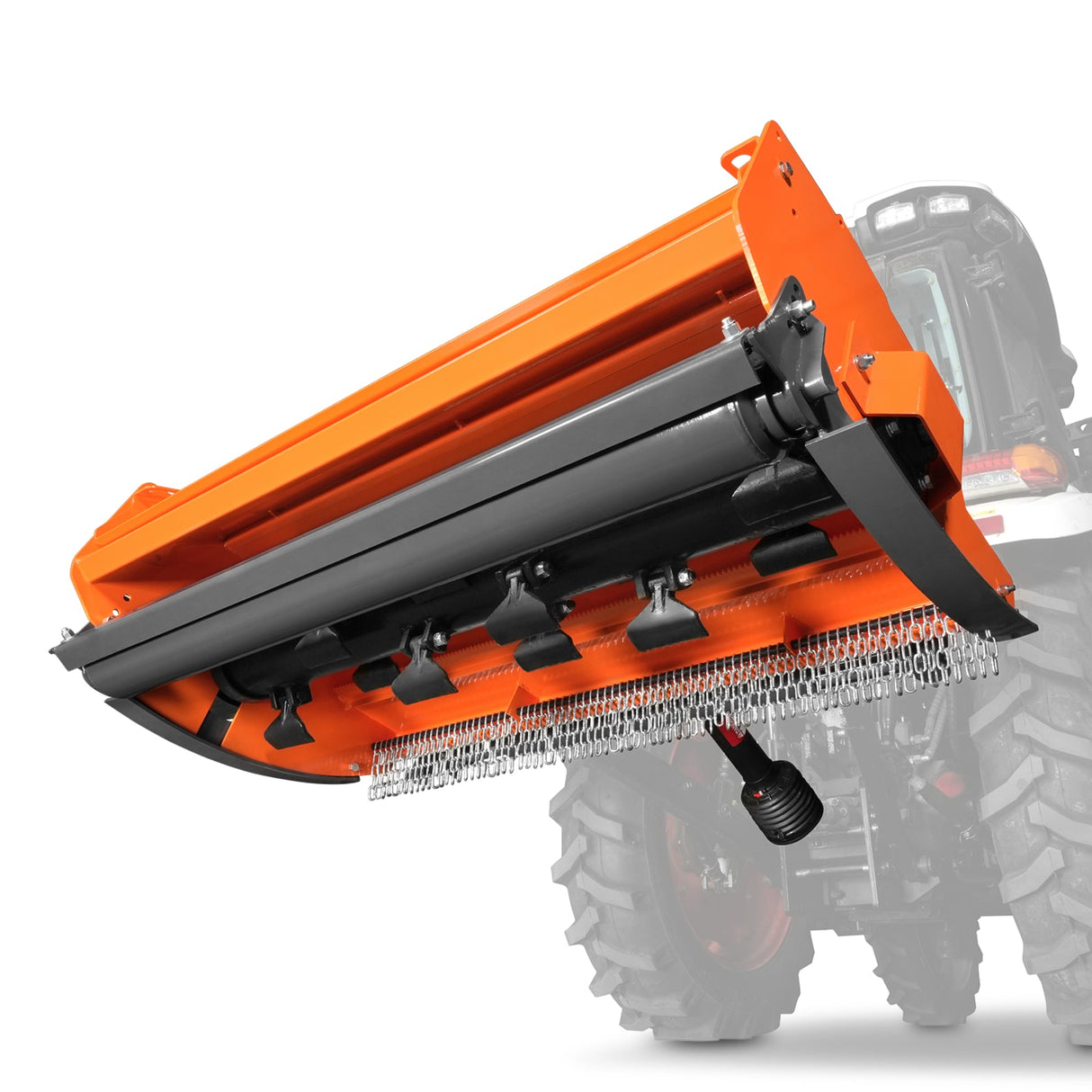 MechMaxx 63" Heavy Duty PTO Flail Mower, Hydraulic Side Shift, 50-75HP, KDK63H