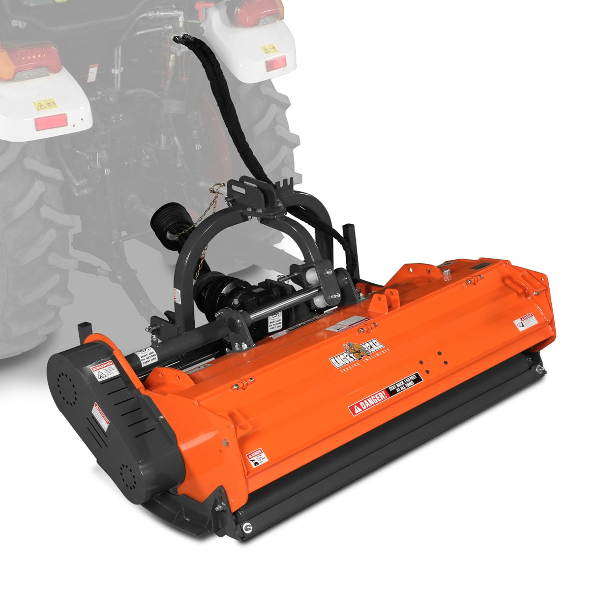 MechMaxx 63" Heavy Duty PTO Flail Mower, Hydraulic Side Shift, 50-75HP, KDK63H