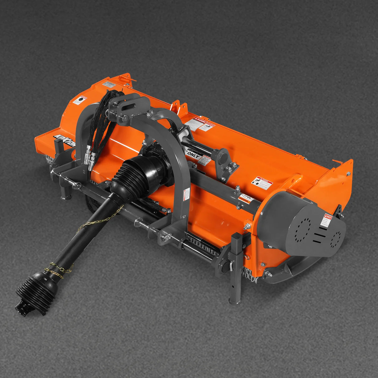 MechMaxx 72" Heavy Duty PTO Flail Mower, Hydraulic Side Shift, 50-75HP, KDK72H