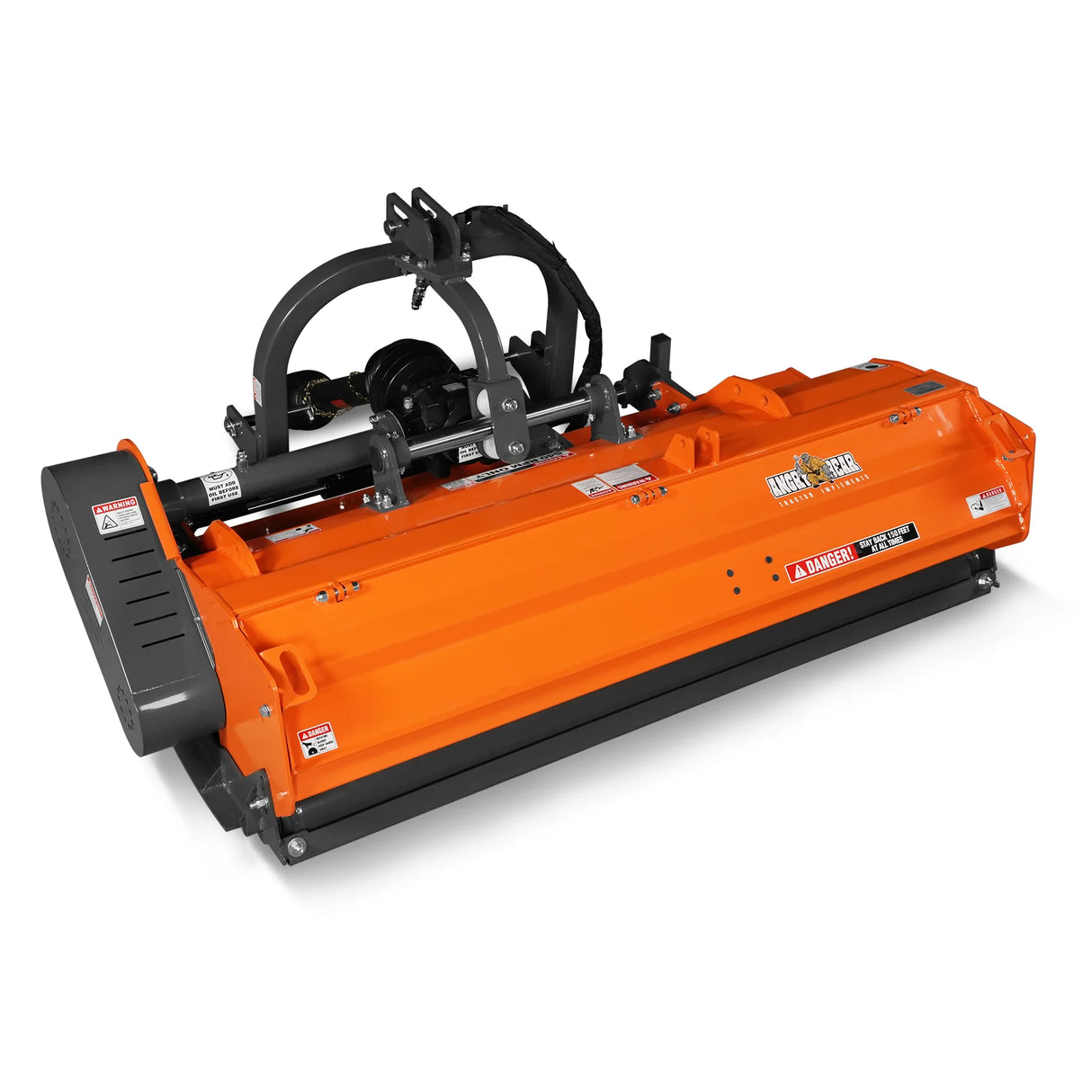 MechMaxx 72" Heavy Duty PTO Flail Mower, Hydraulic Side Shift, 50-75HP, KDK72H