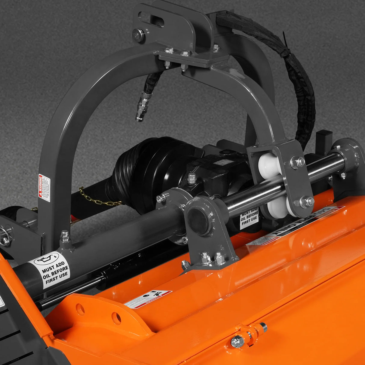 MechMaxx 72" Heavy Duty PTO Flail Mower, Hydraulic Side Shift, 50-75HP, KDK72H