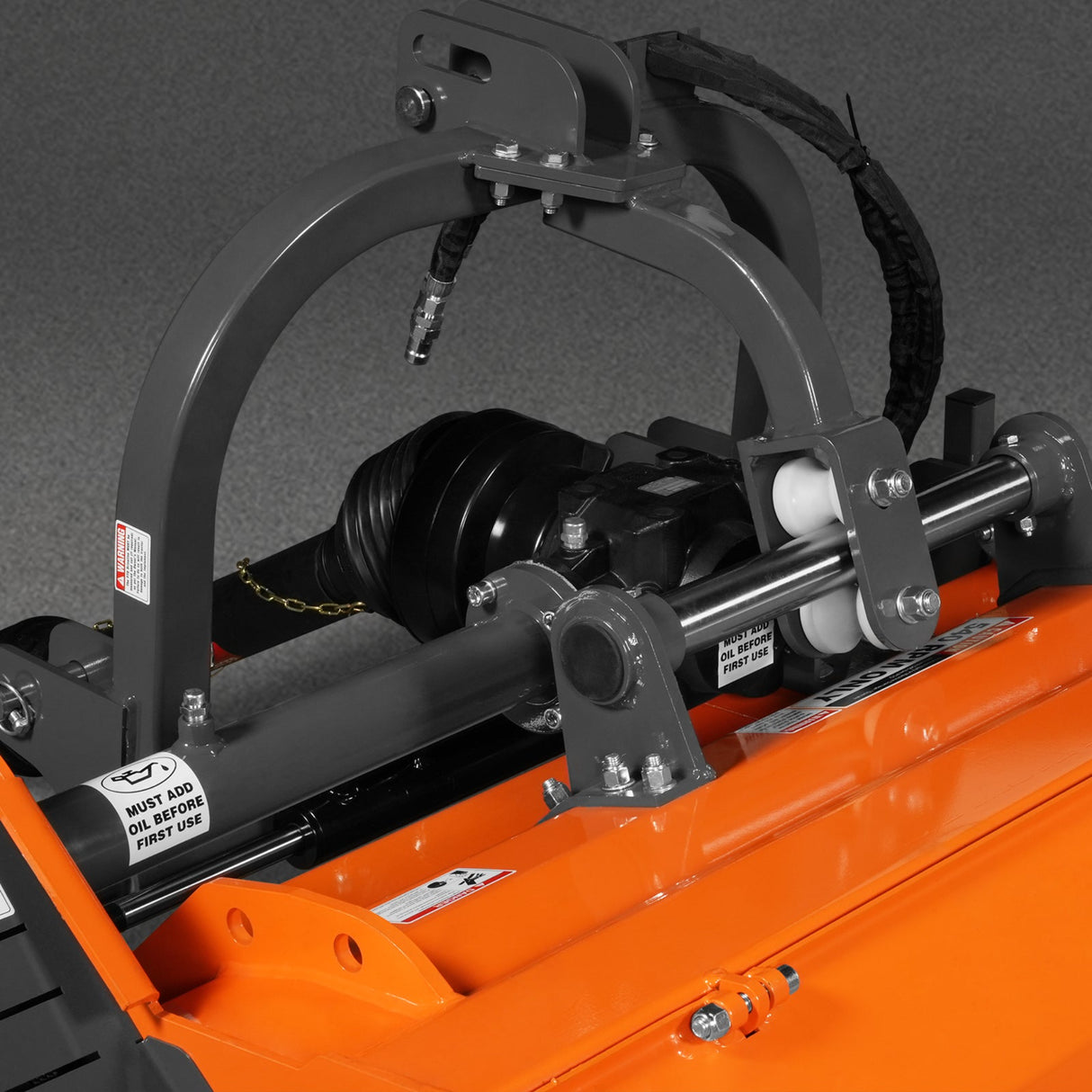 MechMaxx 72" Heavy Duty PTO Flail Mower, Hydraulic Side Shift, 50-75HP, KDK72H